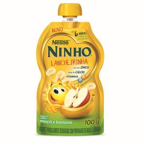 Iogurte Nestlé Maçã e Banana Ninho 100g