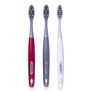 Escova Dental Sanifill Edição Deep Clean Macia com 3 Unidades