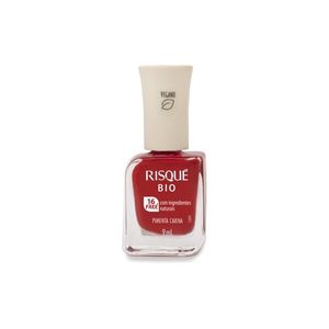 Esmalte Risqué Bio Vermelho Cremoso Pimenta Caiena 9ml