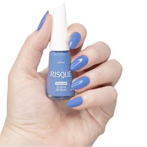 Esmalte Risqué Se Solta no Blues Cremoso 8ml