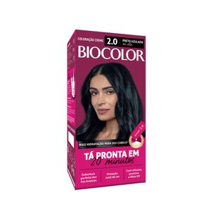 Tinta de Cabelo Biocolor Mini Kit Preto Azulado Incrível 2 0