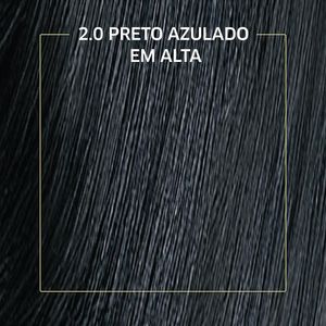 Tinta de Cabelo Biocolor Mini Kit Preto Azulado Incrível 2.0