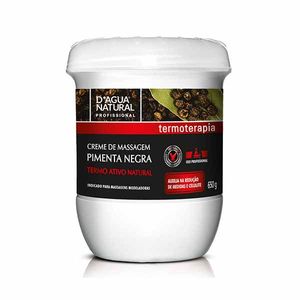 Creme Para Massagem Pimenta D´Água Natural  650G