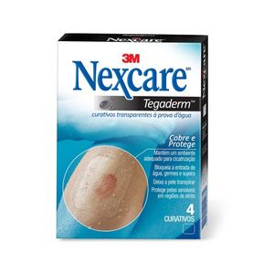 Curativo à Prova dÁgua Nexcare Tegaderm 4 Unidades