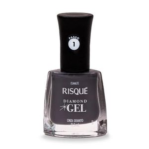 Esmalte Risqué Cinza Granito Diamond Gel Cremoso 9,5ml