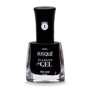 Esmalte Risqué DGel Preto Caviar