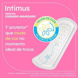 Protetor Diário Intimus Com Indicador de troca 80 Unidades