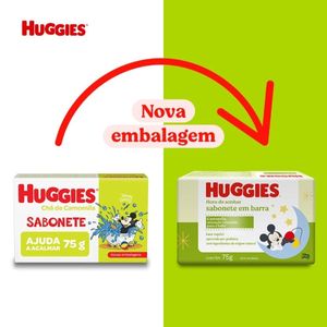 Sabonete em Barra Infantil Huggies Chá de Camomila 75g