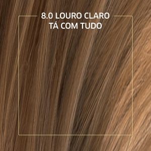 Tinta de Cabelo Biocolor Mini Kit Louro Claro Radiante 8.0