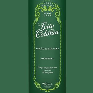 Loção de Limpeza Leite de Colônia Original 200ml
