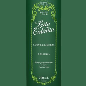 Loção de Limpeza Leite de Colônia Original 200ml