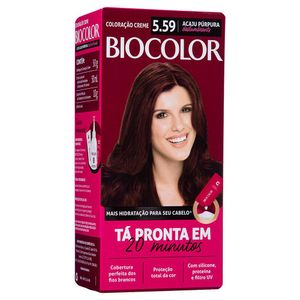 Tinta de Cabelo Biocolor Mini Kit Acaju Púrpura 5.59