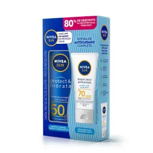 Kit Protetor Nivea FPS50 200ml+Facial FPS70 40ml Toque Seco