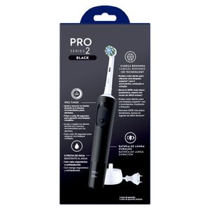 Escova Dental Elétrica Oral B Black Pro Series 2