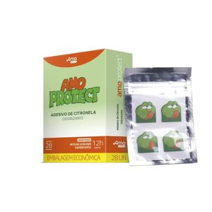 Adesivo para Repelir Mosquito Amo Protect 28 Unidades