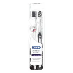 Escova Dental Oral-B 3D White Whitening Therapy Purification Macia 2 Unidades