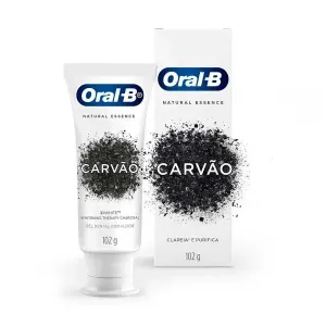 Creme Dental Oral-B 102g 3D White Therapy Charcoal