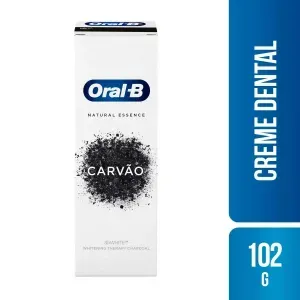 Creme Dental Oral-B 102g 3D White Therapy Charcoal