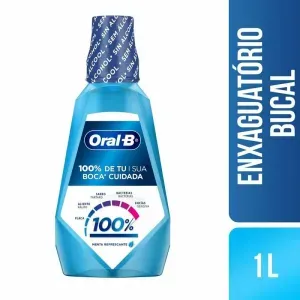 Enxaguante Bucal Oral-B Zero Álcool Menta Refrescante 1L