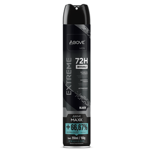 Desodorante Above Aerossol 250ml Maxx Extreme Black