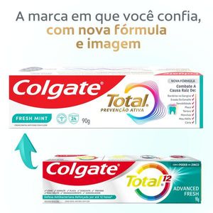 Creme Dental Colgate Total 12 Advanced Fresh 90g