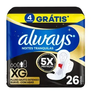 Absorvente Externo Always XG Suave com Abas 26 Unidades