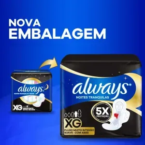 Absorvente Externo Always XG Suave com Abas 26 Unidades