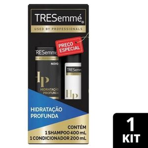 Kit Tresemmé Hidratação Profunda Shampoo 400ml + Condicionador 200ml