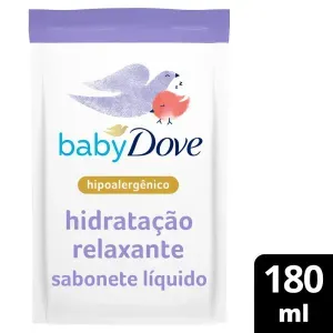 Refil Sabonete Líquido Baby Dove Hidratação Relaxante Glicerina 180ml