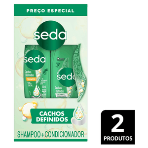 Kit Seda Shampoo 300ml + Condicionador 190ml Cachos Definidos