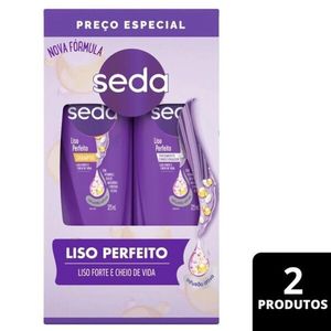 Kit Seda Liso Perfeito Shampoo 325ml + Condicionador 325ml