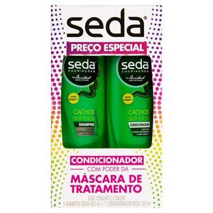 Kit Seda Cachos Definidos Shampoo 325ml + Condicionador 325ml