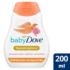 Shampoo Infantil Baby Dove Hidratação Enriquecida Cabelos Cacheados 200ml