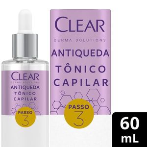 Tônico Clear Derma Solutions Antiqueda 60 ml