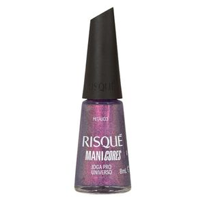 Esmalte Roxo Risqué ManiCores Joga pro Universo Metálico 8ml