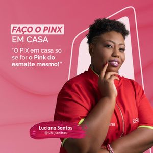 Esmalte Rosa Risqué ManiCores Faço Pinx em Casa Cremoso 8ml