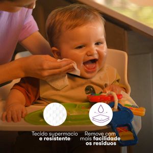 Lenços Umedecidos Pequeñín Amêndoas 50 Unidades