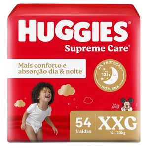 Fralda Huggies Supreme Care XXG 54 Unidades