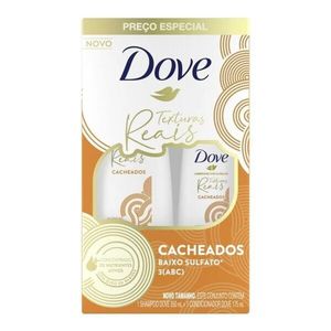 Kit Dove Shampoo 350ml + Condicionador Cacheados 175ml