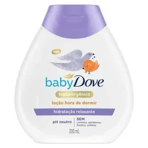 Loção Corporal Hidratante Infantil Dove Baby Hidratação Relaxante Hora de Dormir 200ml