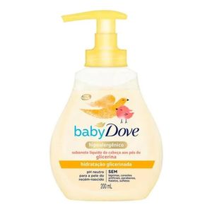 Sabonete Líquido Baby Dove da Cabeça aos Pés Hidratação Glicerinada 200ml