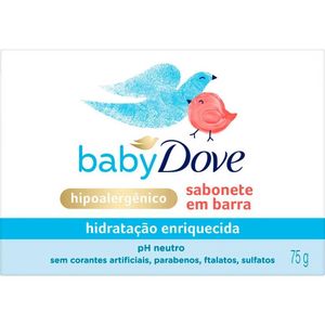 Sabonete em Barra Baby Dove Hidratação Enriquecida 75g