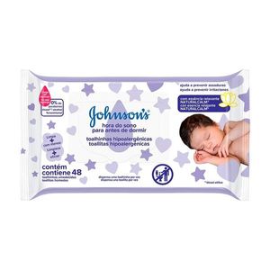 Toalhas Umedecidas J&J Baby 48 Unidades Hora do Sono