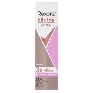 Desodorante Rexona Feminino Clinical Classic Aerossol 150ml