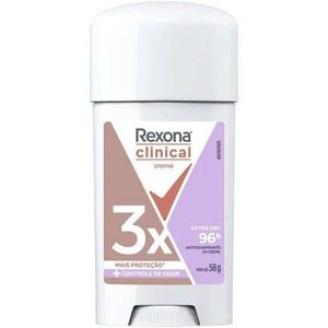 Desodorante Rexona Creme Clinical Extra Dry 96H 58g