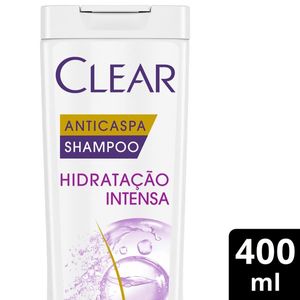 Shampoo Anticaspa Clear Women Hidratação Intensa 400 ml