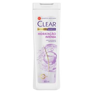 Shampoo Anticaspa Clear Women Hidratação Intensa 400 ml