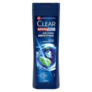 Shampoo Anticaspa Clear Men Icel Cool Menthol 400ml