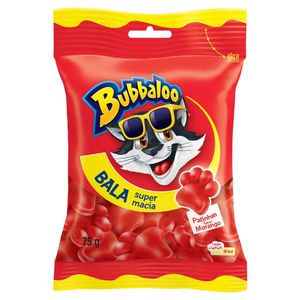 Bala Bubbaloo Morango 75g