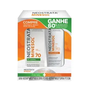 Kit Neostrata Minesol FPS 70 40g + 60% Desconto Corporal FPS 7 120ml